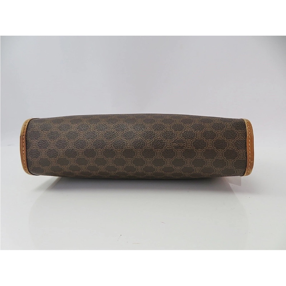 Celine Brown Patterned Toiletry Bag with Tan Accents - Picture 5 of 11